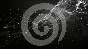 Abstract Solid Black Screen Background for Minimalist Design Use