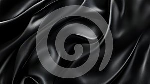 Abstract Solid Black Screen Background for Minimalist Design Use