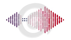Abstract Sound Equalizer Bars - Dynamic Audio Visualizer, vector design Generative AI
