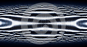 Abstract Sound Waveform Visualization