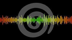 Abstract Sound Waves Speaker Voice Waveform Audio BGM Image