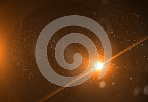 Abstract space backgrounds lights on black background (super high resolution)