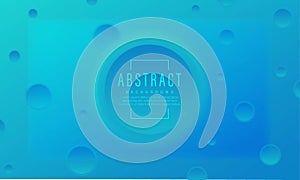 Abstract space Blue geometric shape vector background