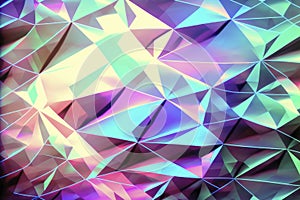 Abstract sparkle hologram colorful background, futuristic technology  AI Generated