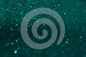 Abstract sparkling bokeh background. Top horizontal view copyspace