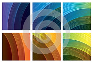 Abstract spectrum backgrounds set