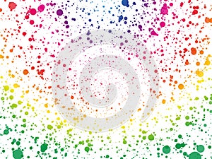 Abstract spectrum color dots wallpaper