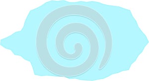 Abstract Speech Bubble Shape