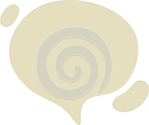 Abstract Speech Bubble Shape