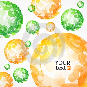 Abstract Sphere Background. Vector