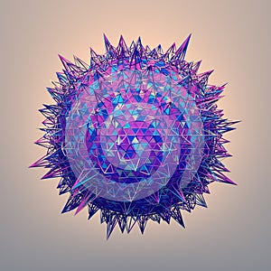 Abstract Sphere with Chaotic Structure