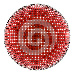Abstract Sphere Molecule Structure Connection concept.