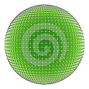 Abstract Sphere Molecule Structure Connection concept.