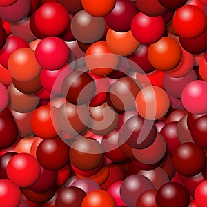 Abstract spheres background generated