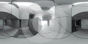 Abstracto 360 esférico de cubitos  gráficos tridimensionales renderizados por computadora ilustraciones estilo 