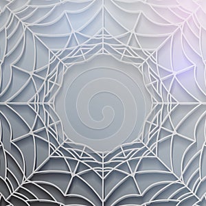 Abstract spiderweb banner