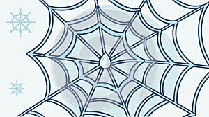 Abstract Spiderweb Geometric Pattern Vector, vector design Generative AI