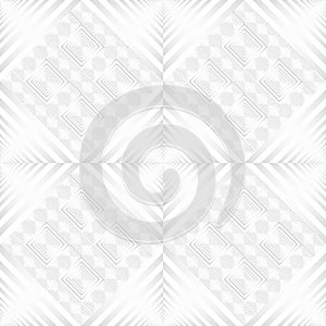 Abstract Spin Spiral Square Stripe Vector illustration. White abstract seamless geometric pattern background. Art style can be