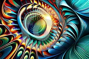 abstract spiral, abstract pattern image.