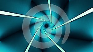 Abstract spiral background. animation of seamless loop. Rabbit hole. twisted light streaks effect. VJ loop. Music