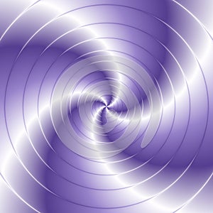 Abstract spiral background with circles in violet