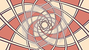 Abstract Spiral Geometric Pattern Seamless Vector, vector design Generative AI
