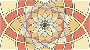 Abstract Spiral Geometric Pattern Vector Background, vector design Generative AI