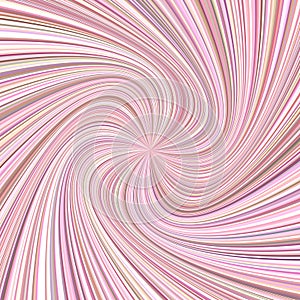 Abstract spiral ray background - vector graphic design from swirling rays in colored tones