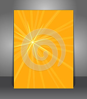 Abstract spiritual poster background