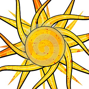 Abstract spirutal shape