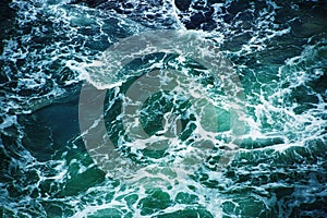Abstract splash turquoise sea water