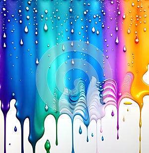Abstract Splash Watercolor, Generative AI