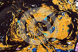 Abstract splashes painting color texture. Colorful abstract art oil paint acrylic color on canvas for background.
