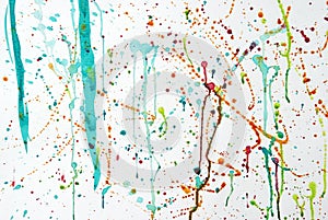 Abstract Splats and Drips photo