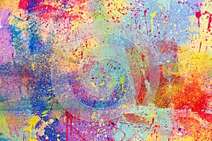 Abstract splatter watercolor background