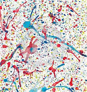 Abstract splattered background