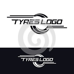 Abstract Sport Automotive Tire Logo Symbol