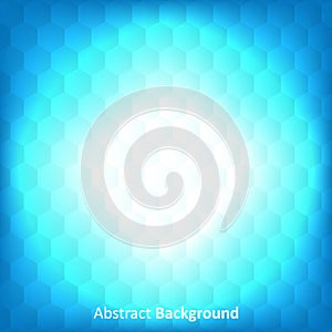 Abstract Spotlight Blue Background