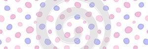 Abstract Spots seamless Pattern. Drops on surface. Vector wallpaper