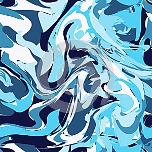 Blur blue texture. Creative background with abstract liquid surface