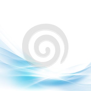 Abstract spread blue wave background, vector & illustration