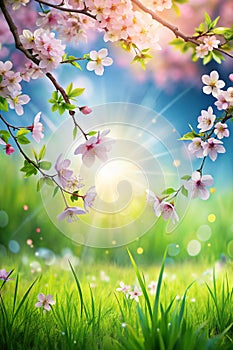 Abstract spring background photo