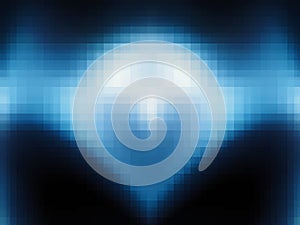 Abstract square background blue spots