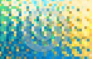 Abstract square blocks pattern background