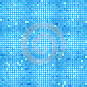 Abstract square blue mosaic background.