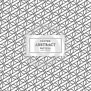 Abstract square chain seamless pattern. Geometric background with mesh black and white.