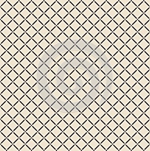 Abstract square with circular joint pattern on light brown background, vector