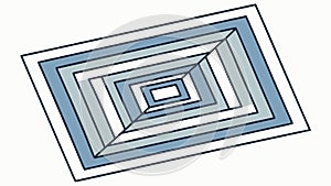 Abstract Square Geometric Pattern, Modern Minimalist Art Vector Design, vector design Generative AI