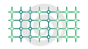 Abstract Square Grid Pattern, Geometric Background, vector design Generative AI