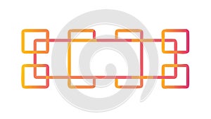 Abstract Square Outline Pattern Ã¢â¬' Modern Geometric Frame Design, vector design Generative AI